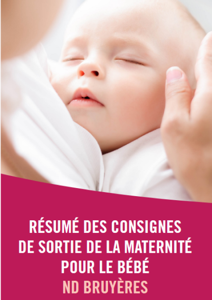 FLYER A4 Consignes sortie maternite bebe nd bruyeres 2023 COVER